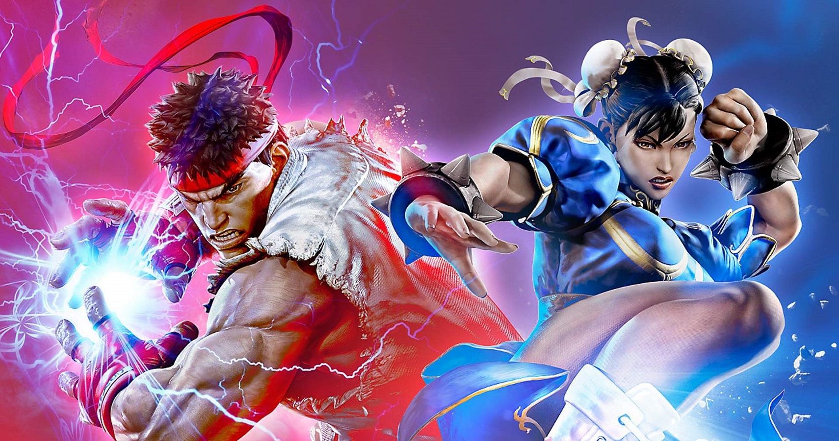 Ryu and Chun-Li in Street Fighter