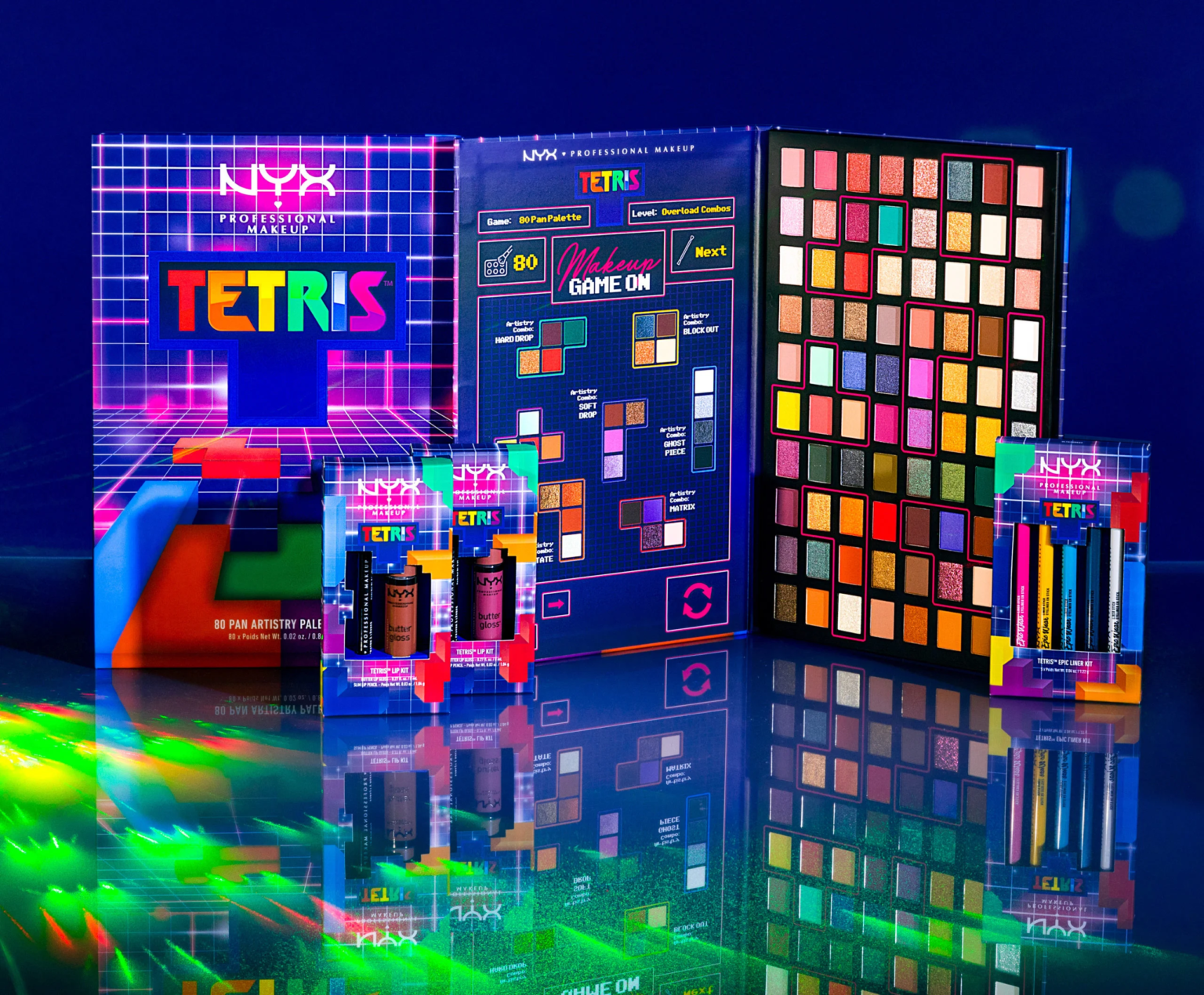 the Tetris makeup from NYX