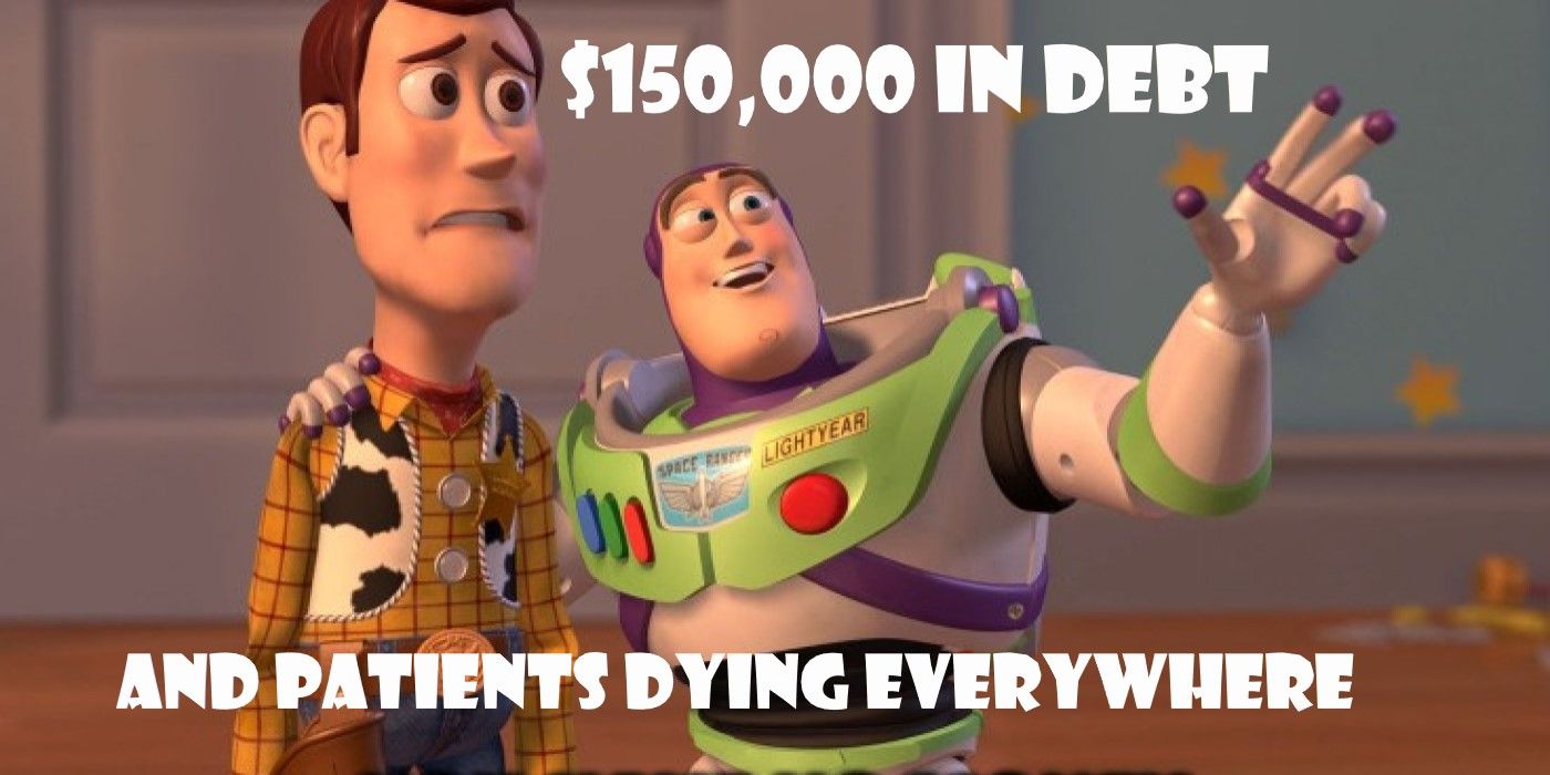 Woody and Buzz Two Point Hospital meme