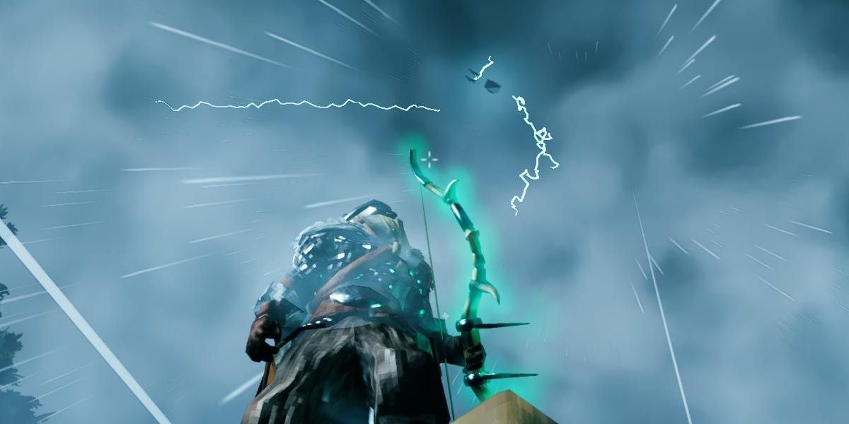 Thor flyring in the sky Valheim