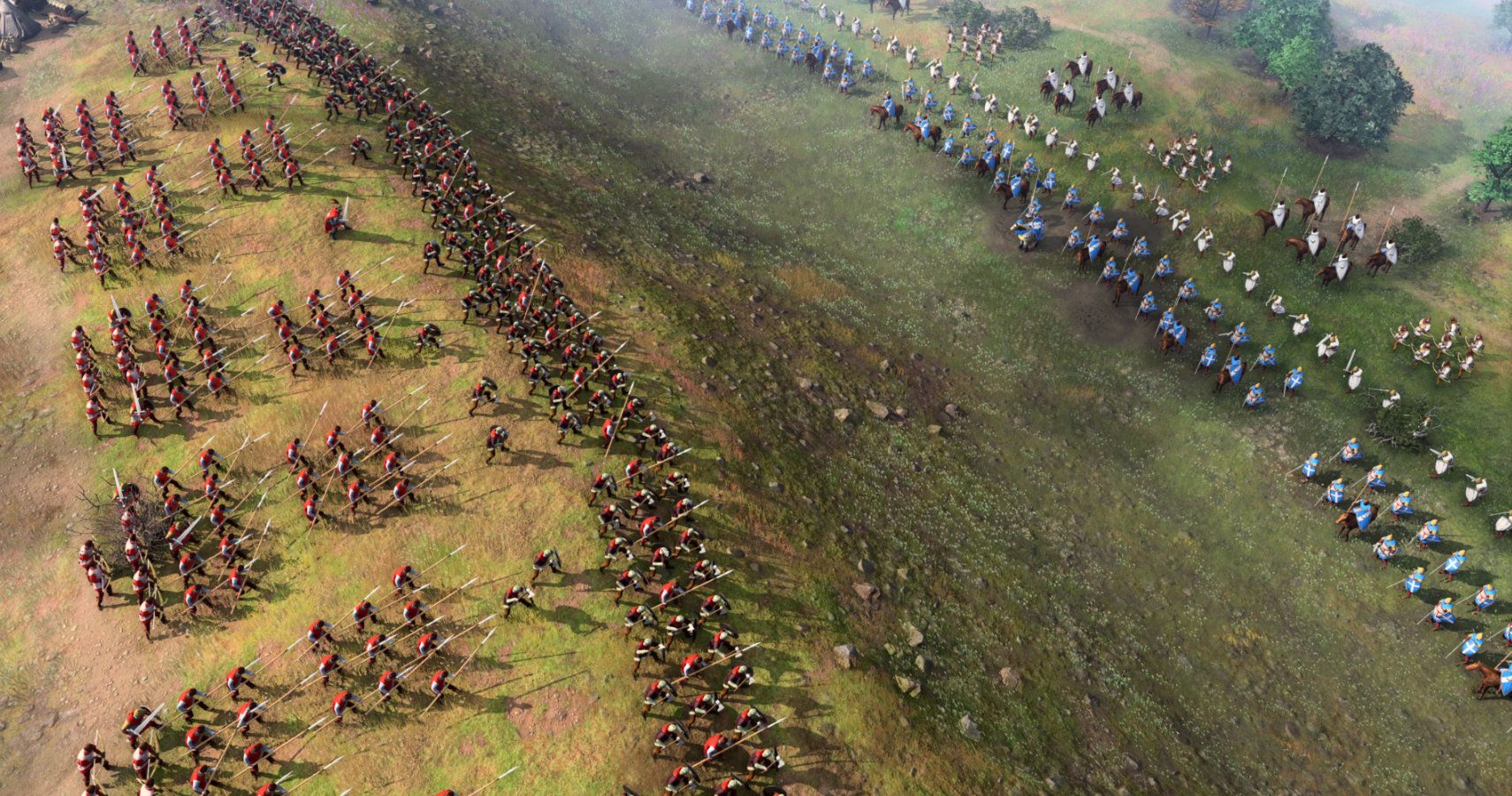 A battlefield in age of empires 4