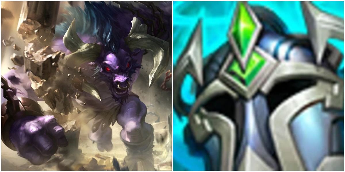 Alistar standing by Knight's Vow in League of Legends