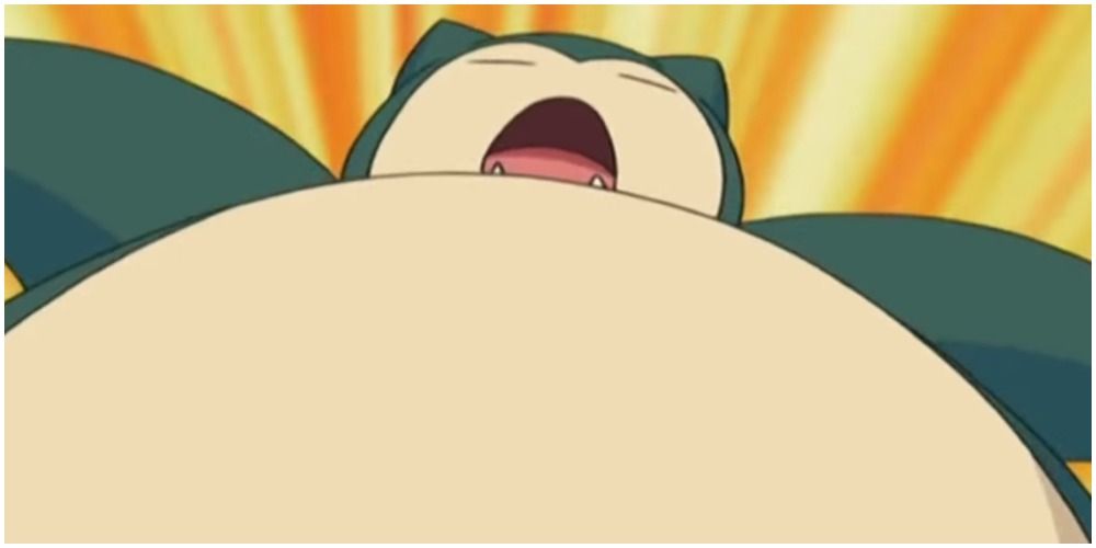 Snorlax Body Slam Pokémon Video Game Anime