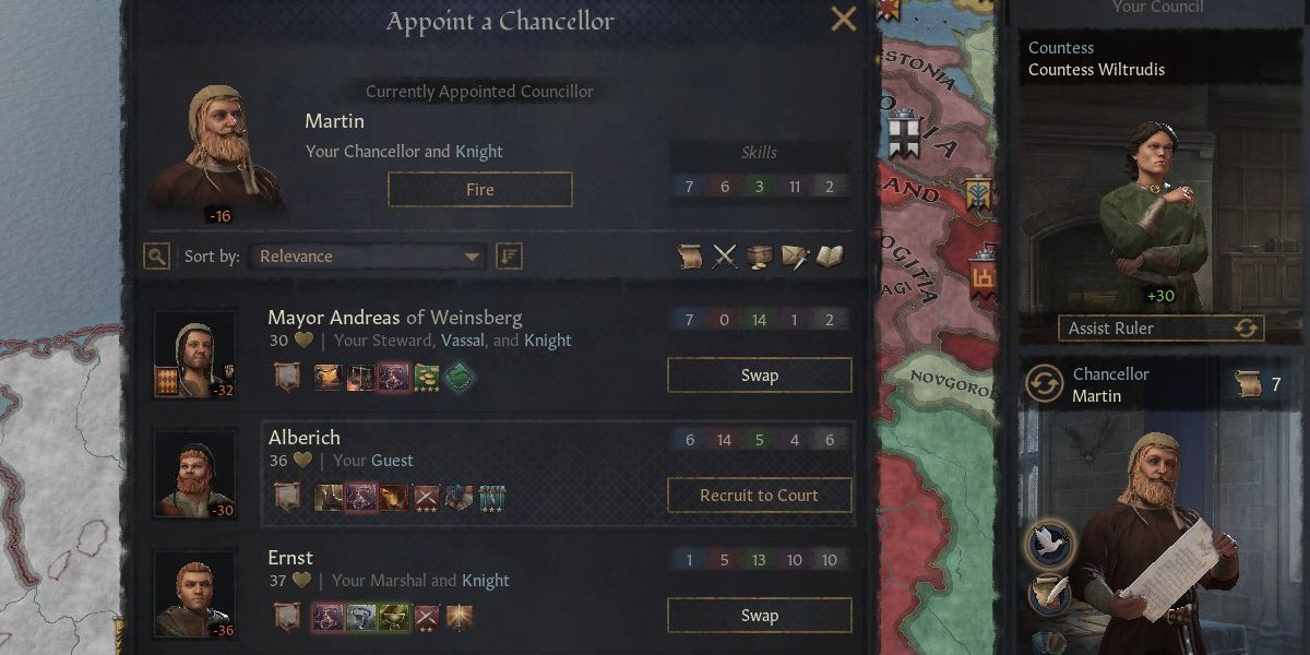 Crusader Kings 3 chancellor hiring