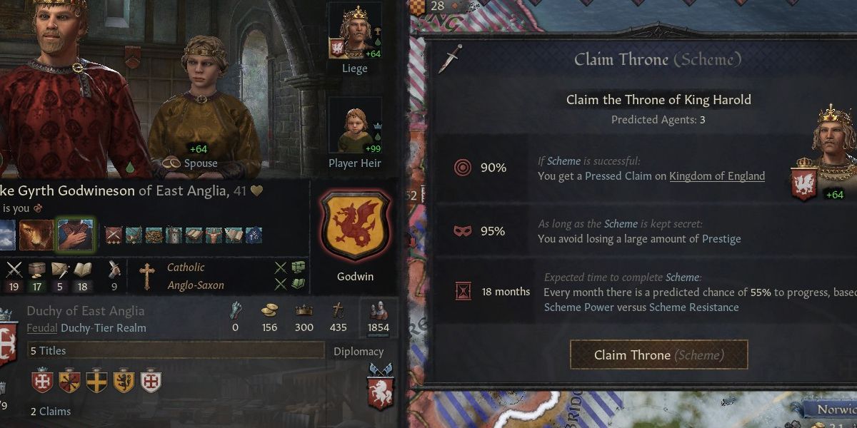 Crusader Kings 3 claim throne scheme