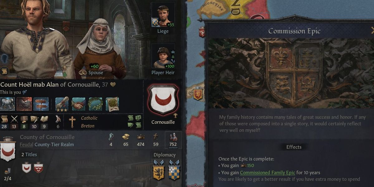 Crusader Kings 3 commission epic event decision