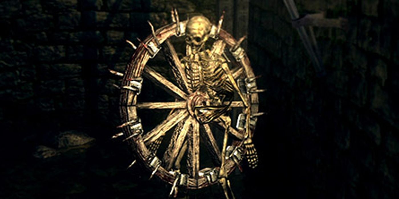 Dark Souls Tough Enemies Pinwheel Wheel Skeleton