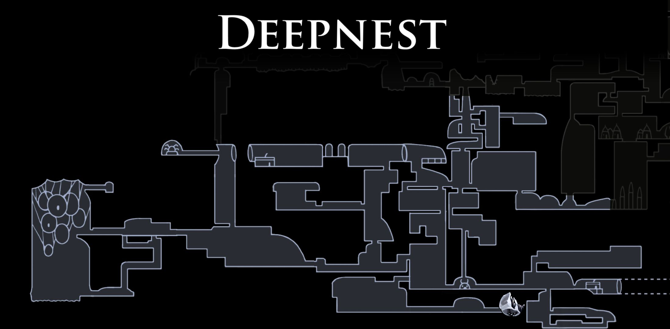 hollow knight map deepnest
