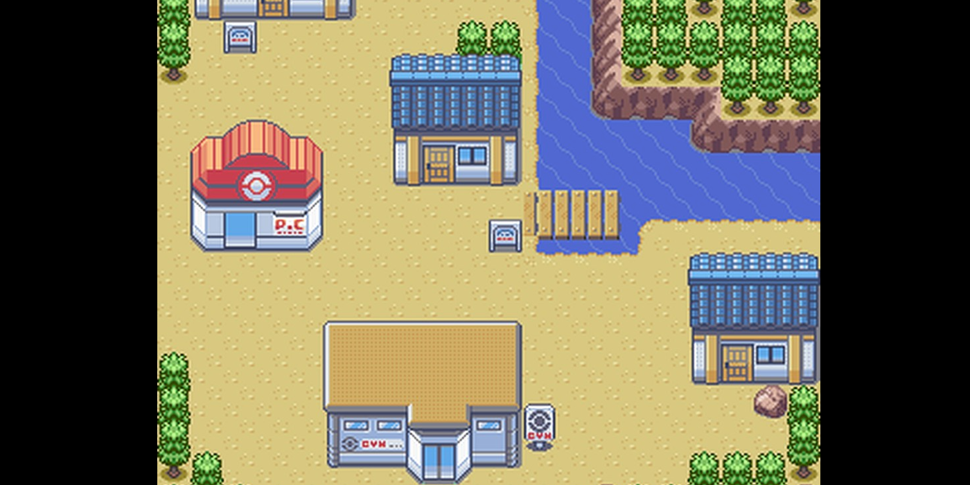 Dewford Town as it appears in Pokemon Emerald