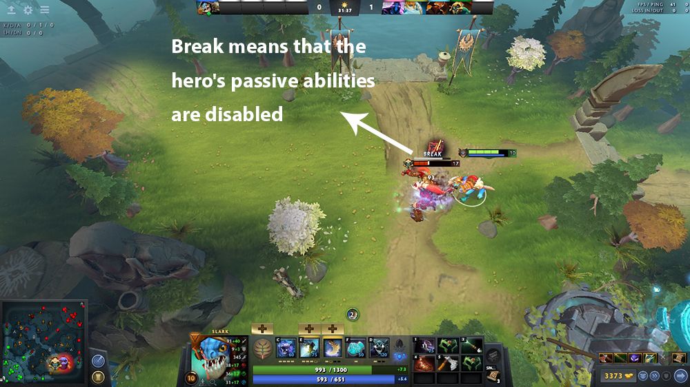 Disable passive abilities with Silver edge