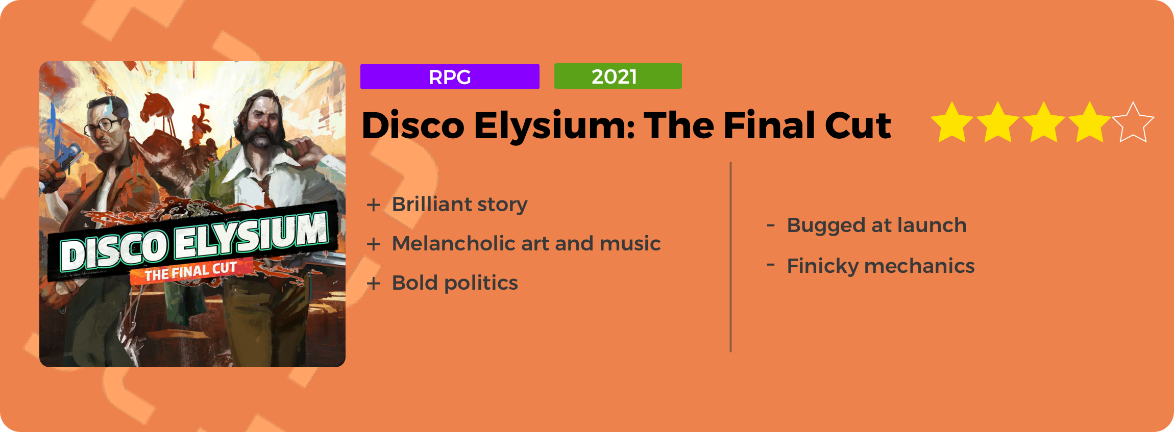 Disco Elysium The Final Cut - Review