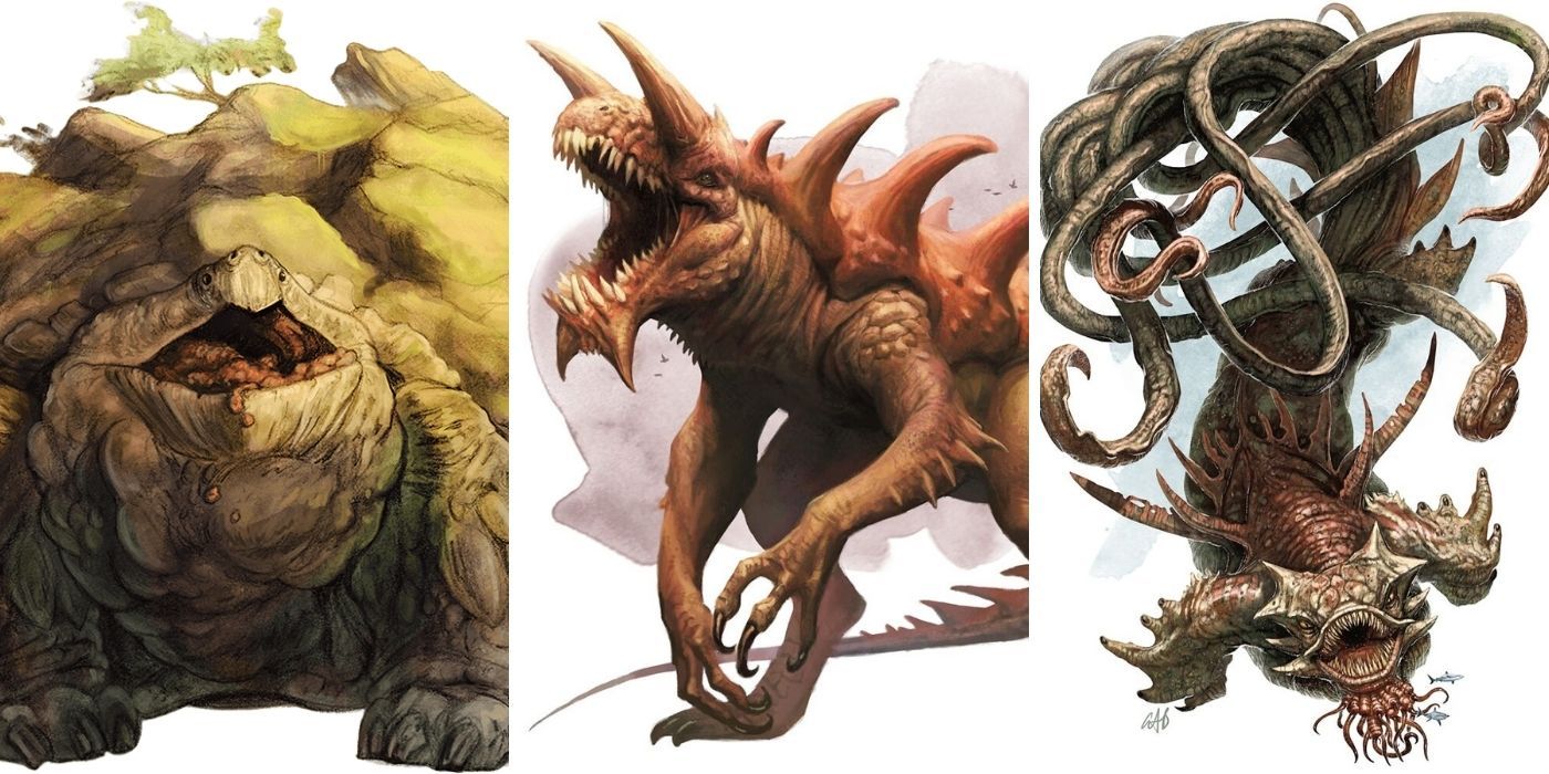 Dungeons &amp; Dragons_ 10 5e Monsters With The Highest Challenge Rating Split Feature Image
