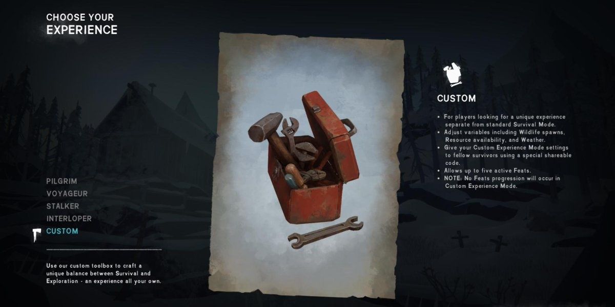 difficulty modes in The long dark