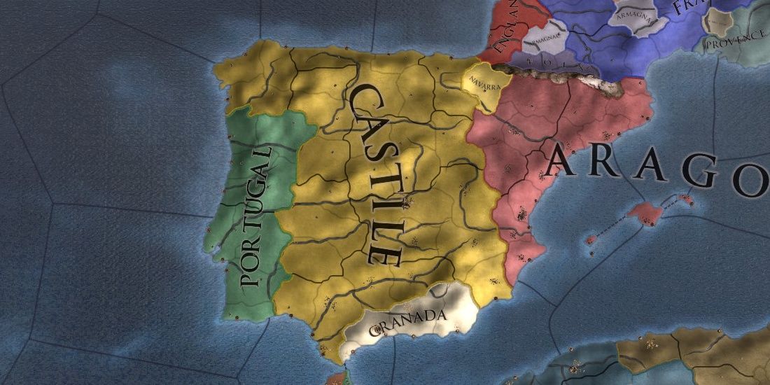 Castile's starting position in 1444