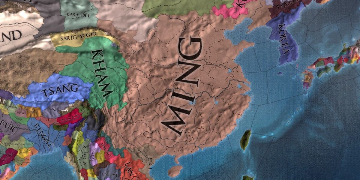 Ming's starting position in 1444