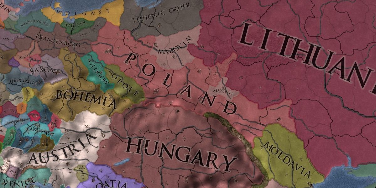 Poland's starting position in 1444