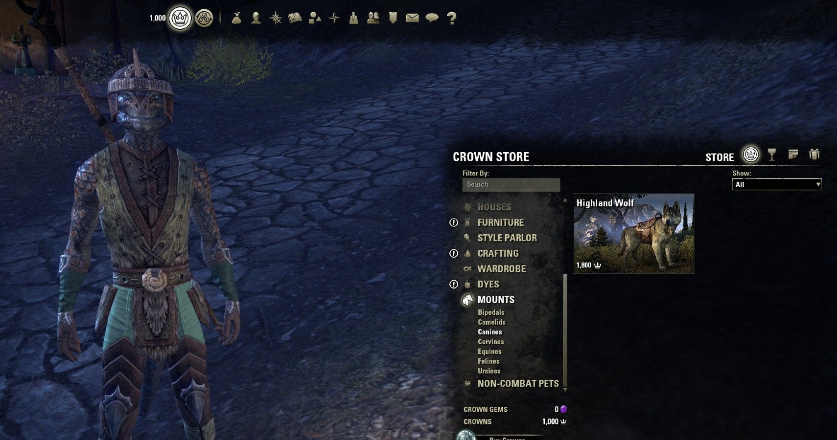 Elder Scrolls Online_ How To Buy A Mount With Crowns