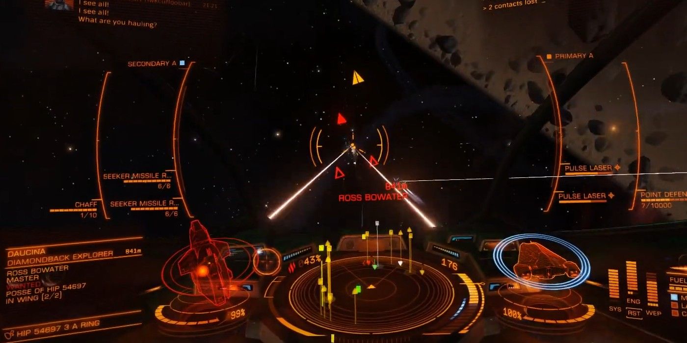 elite dangerous cockpit combat footage