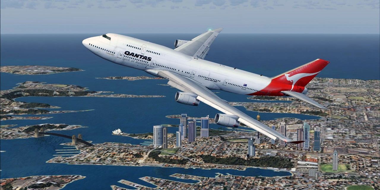 Boeing airliner in FSX