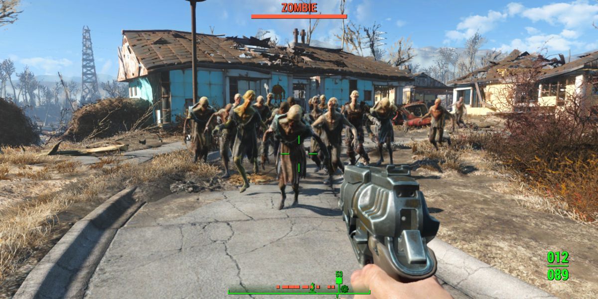 The Zombie Walkers mod in Fallout 4
