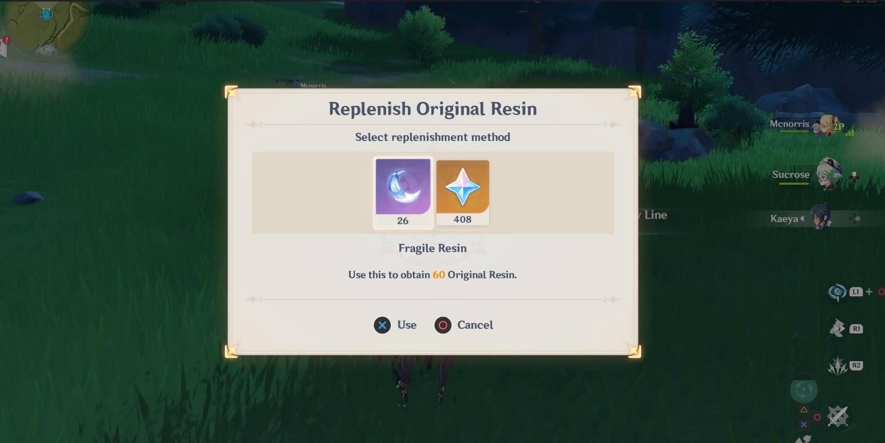 Genshin Impact How To Refill Original Resin