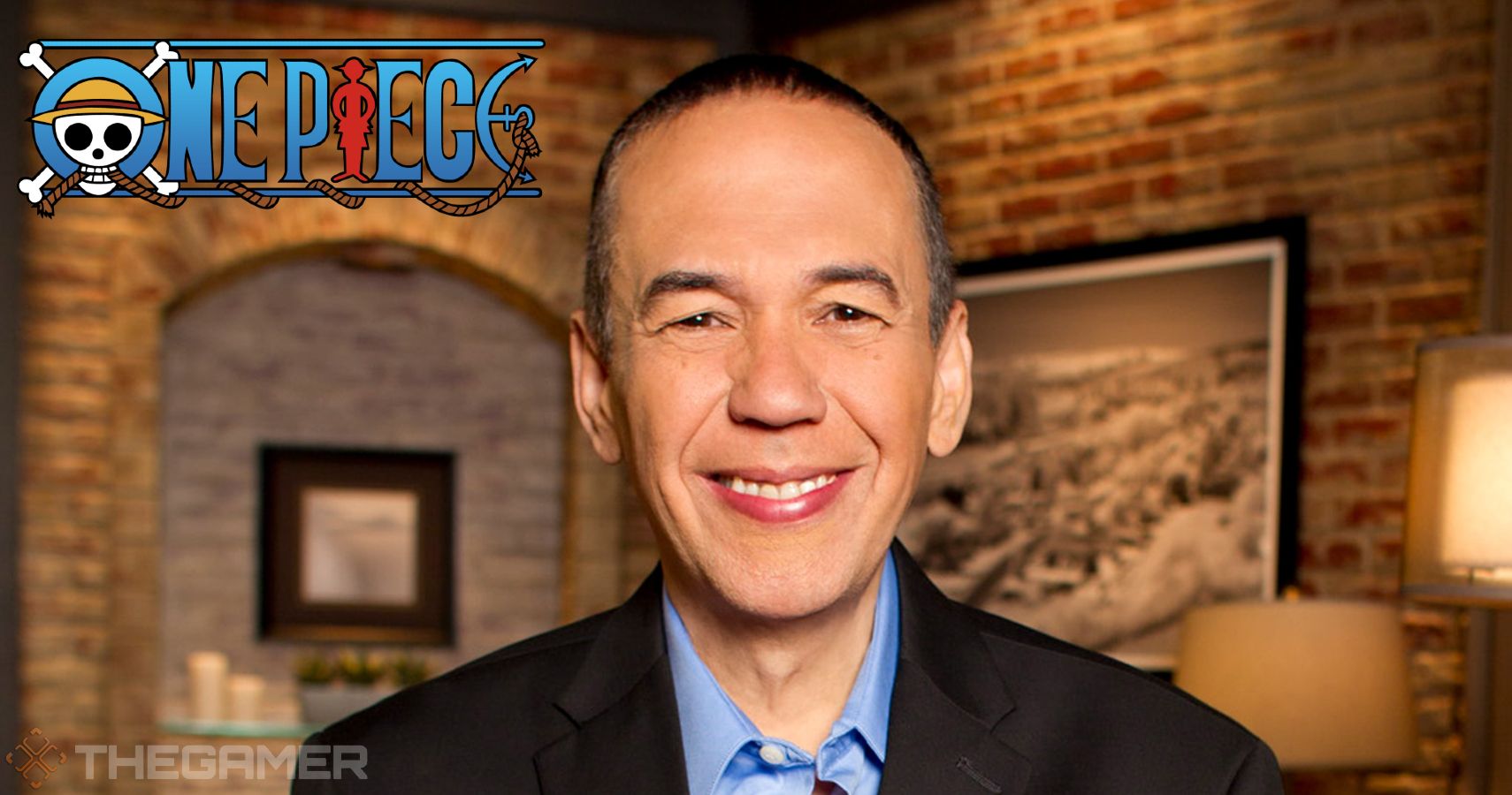 Gilbert Gottfried and One Piece Logo