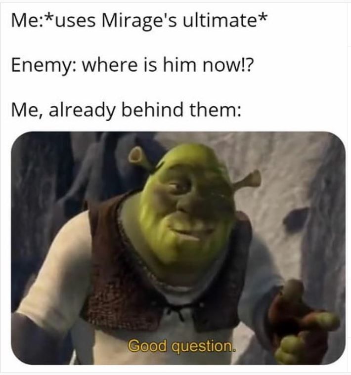 Good Question Apex Legends Mirage Meme