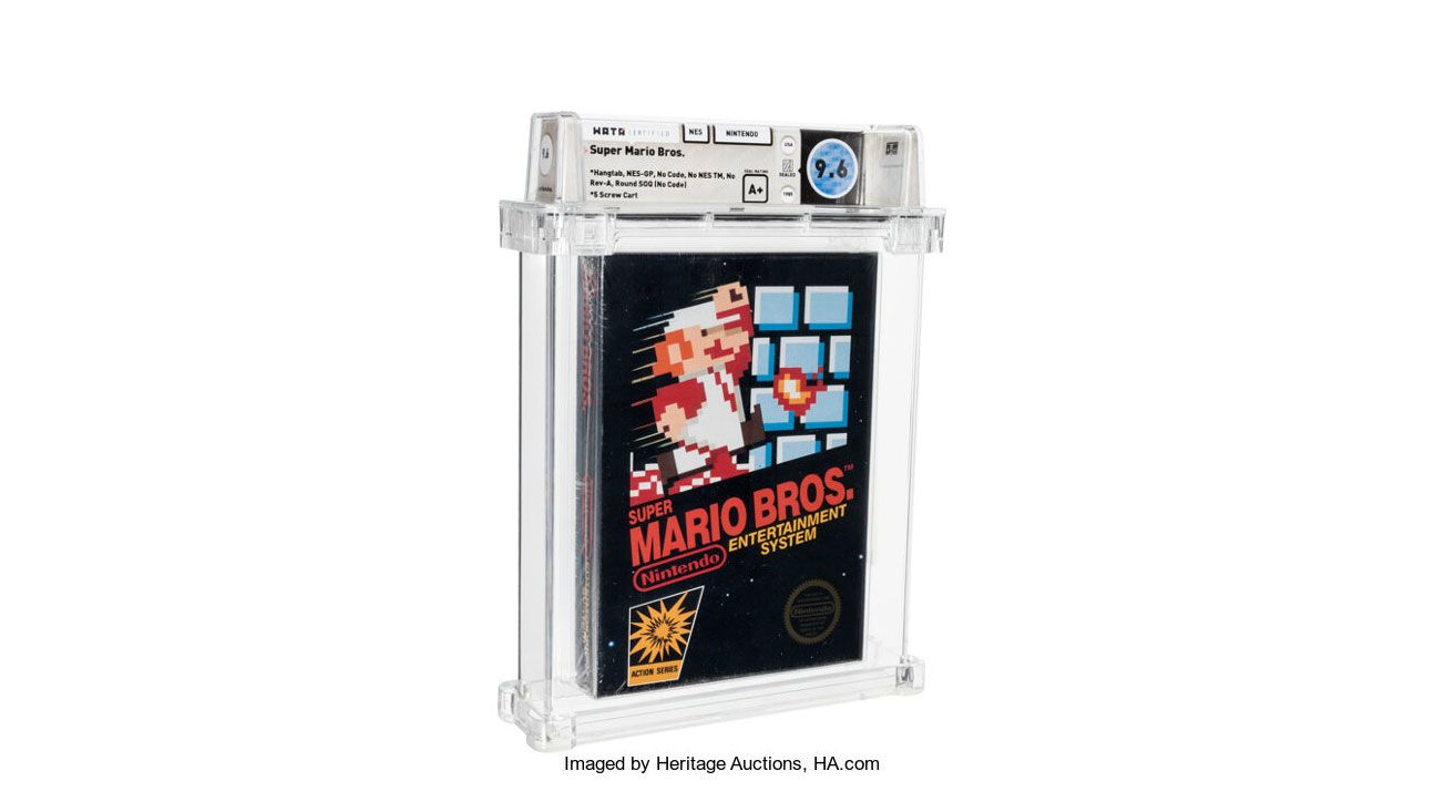 Super Mario Bros. Cartridge smashes record sold by Heritage Auctions at $660,000