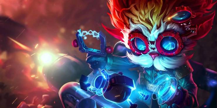 Heimerdinger in their Splash Art from League of Legends