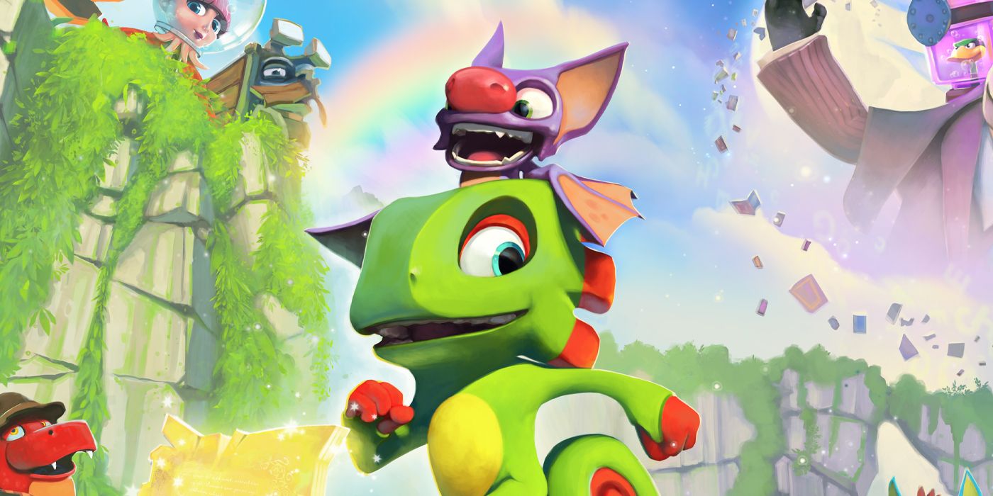 yooka laylee main art work