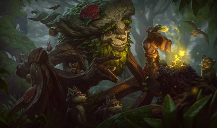 League of Legends - Ivern caring for the plants