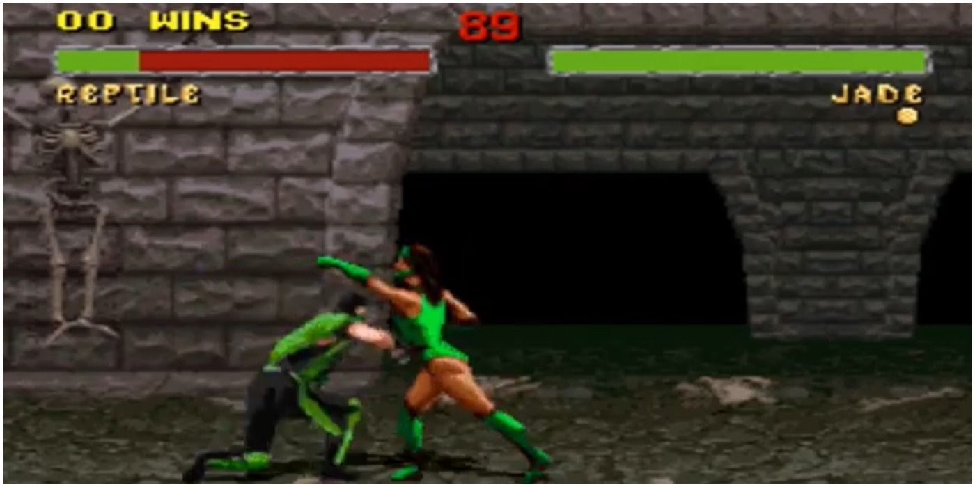 Mortal Kombat - Jade was a pallet swap