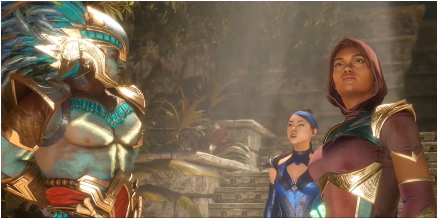 Mortal Kombat, - Jade with Kitana and Kotal