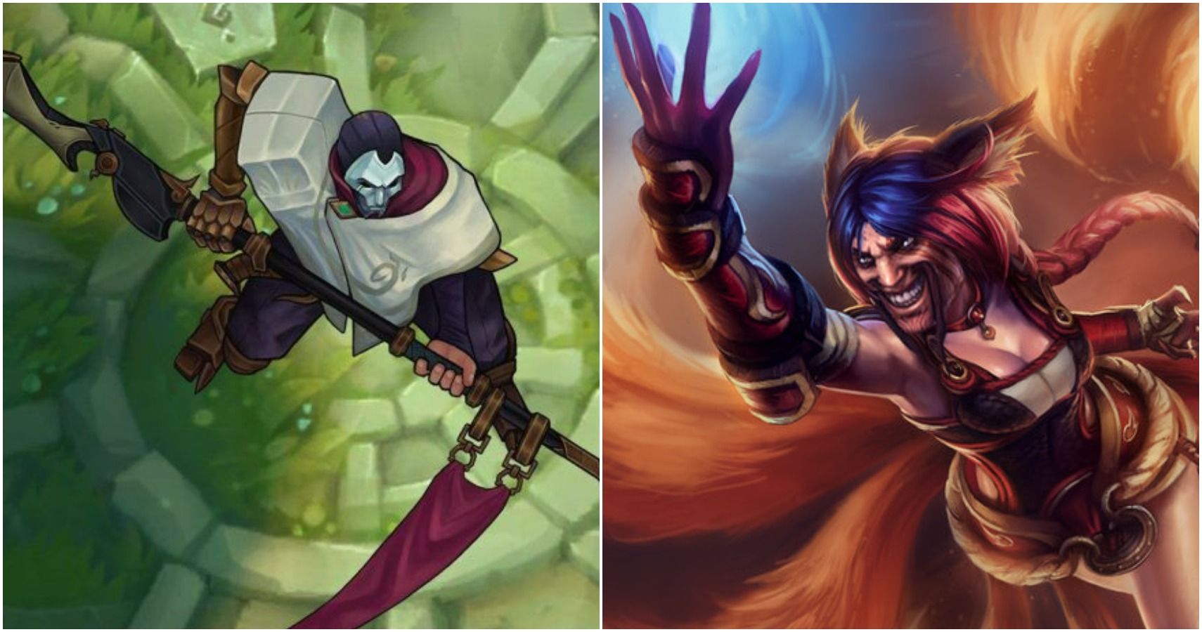 Two big League of Legends memes, Jin Zhao and Draven's Face