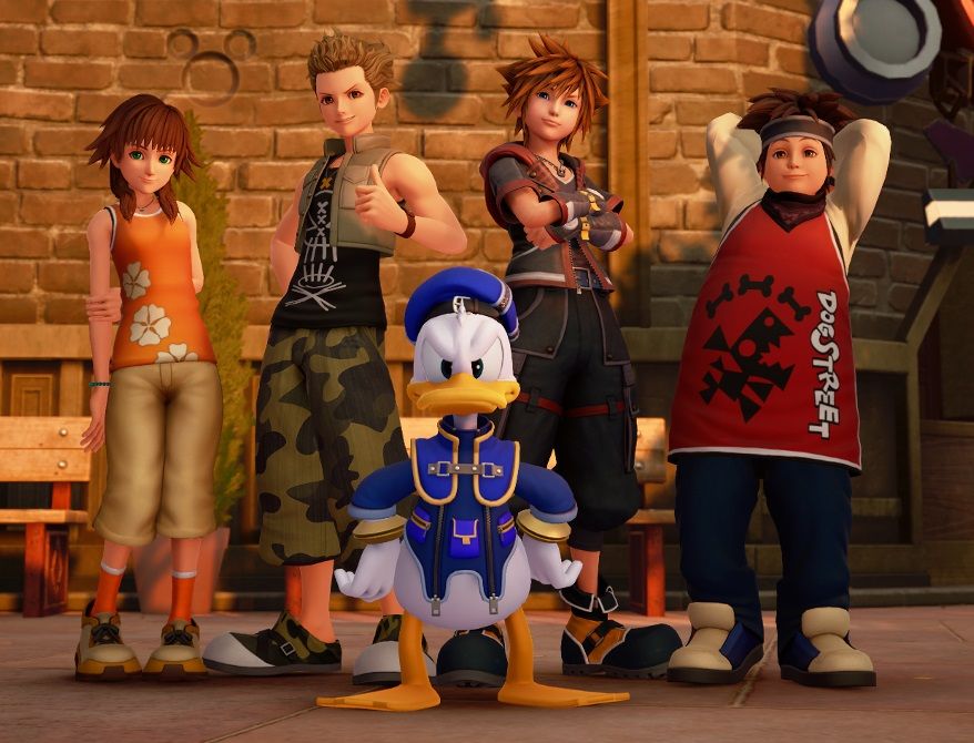 Kingdom Hearts 3 Hayner Pence Olette Mod
