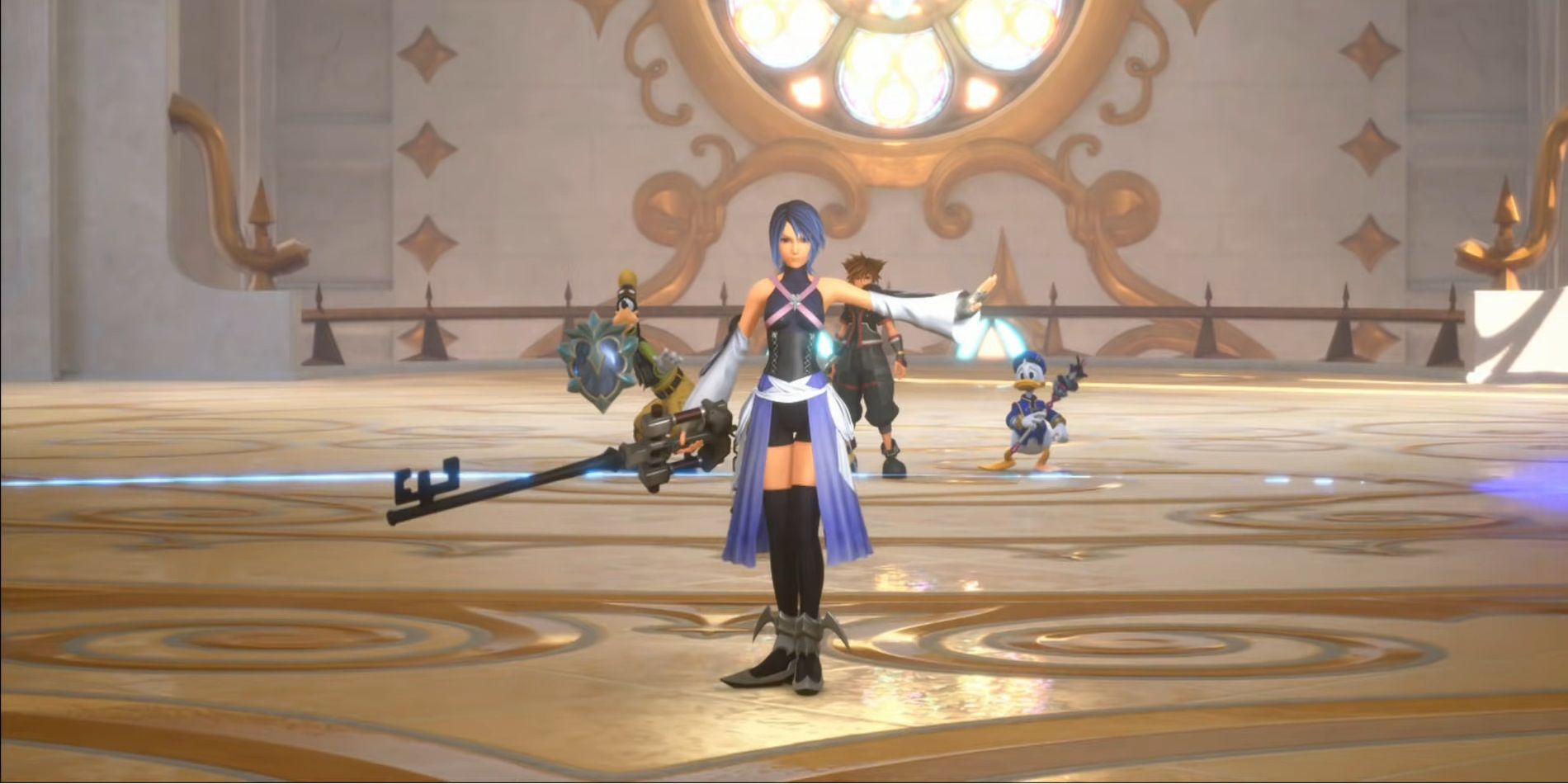 Kingdom Hearts - Aqua decides to fight alone