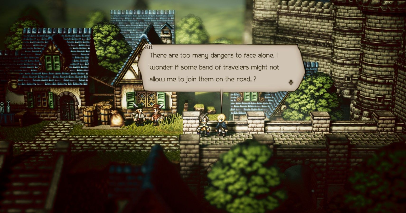 Kit from Octopath Traveler in Noblecourt