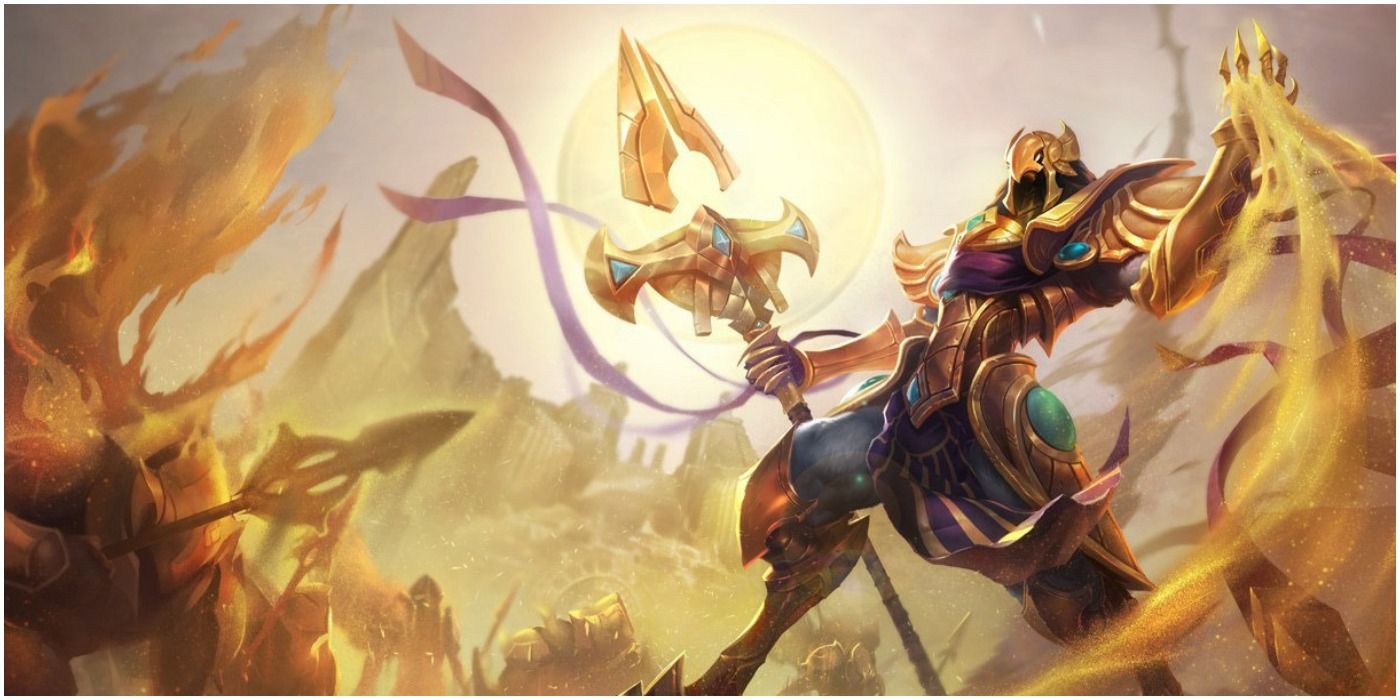League of Legends - Azir making sand soldiers