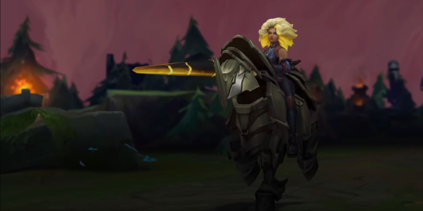 League of Legends Rell Character Model In-Game