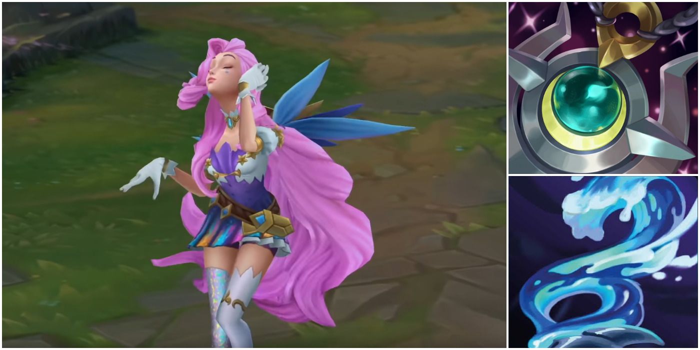 League of Legends Seraphine with Moonstone and Staff of Flowing Water