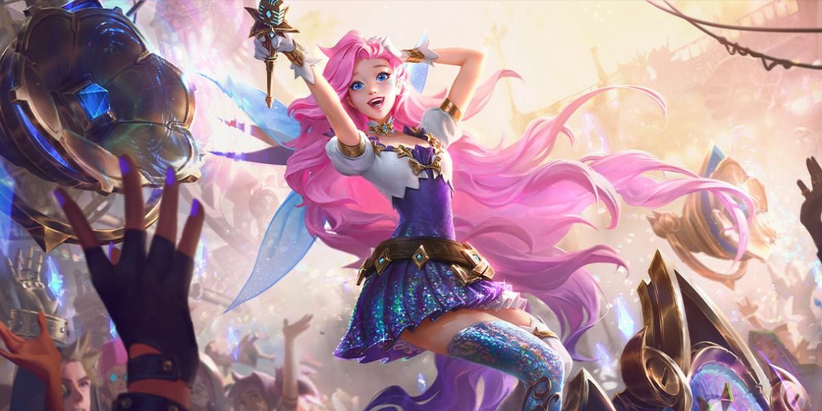 Seraphine in their League of Legends Splash Art