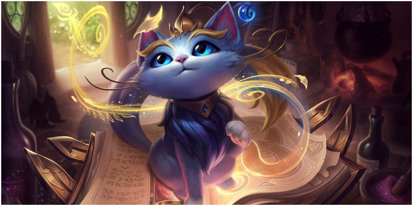 League of Legends - Yuumi on her master's book