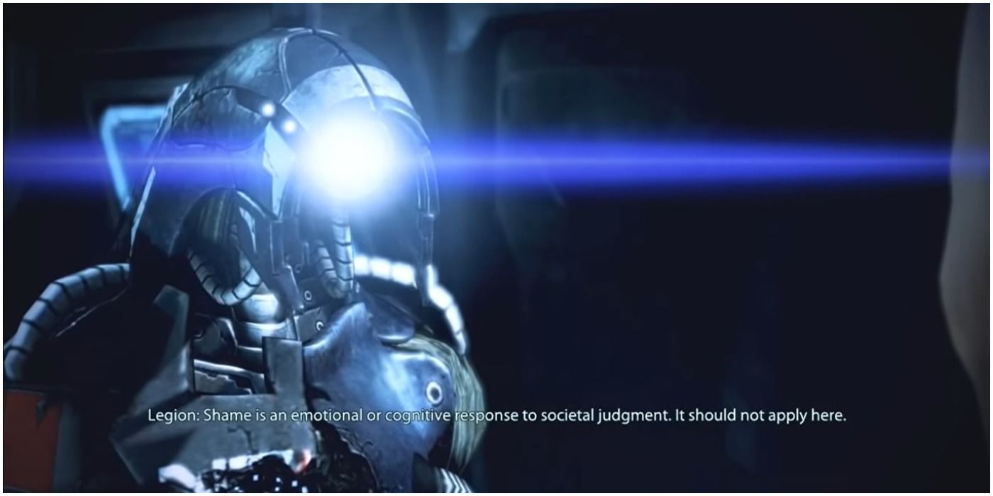 Mass Effect 3 - Legion's ashamed