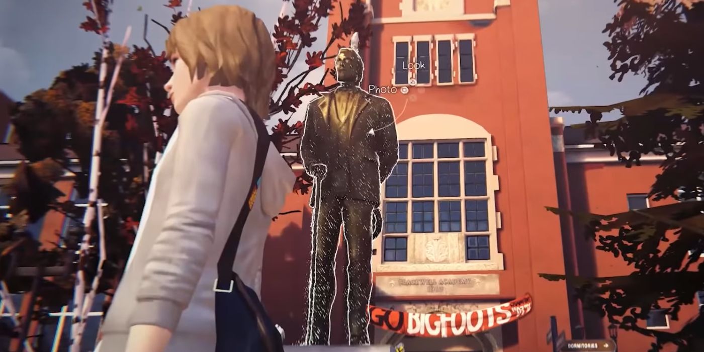 Life Is Strange Screenshot Of Blackwell Statue