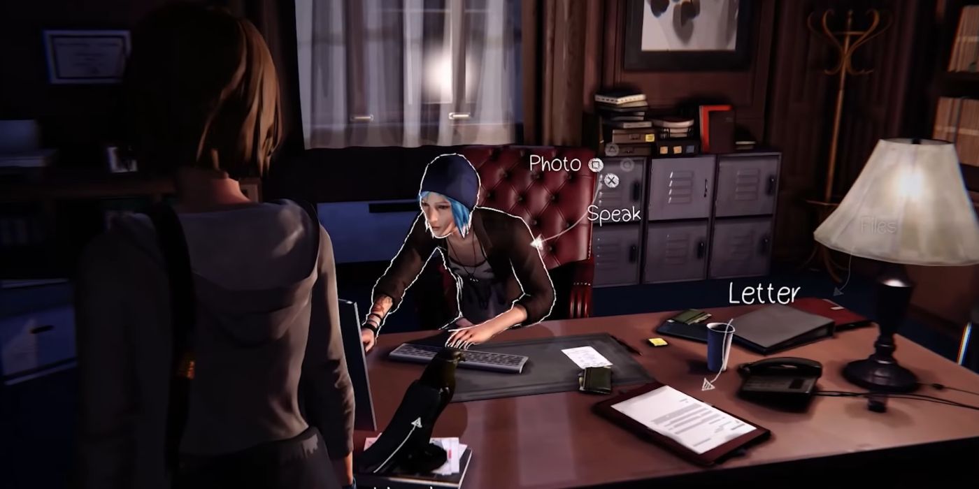 Life Is Strange Screenshot Chloe In Principal's Chair