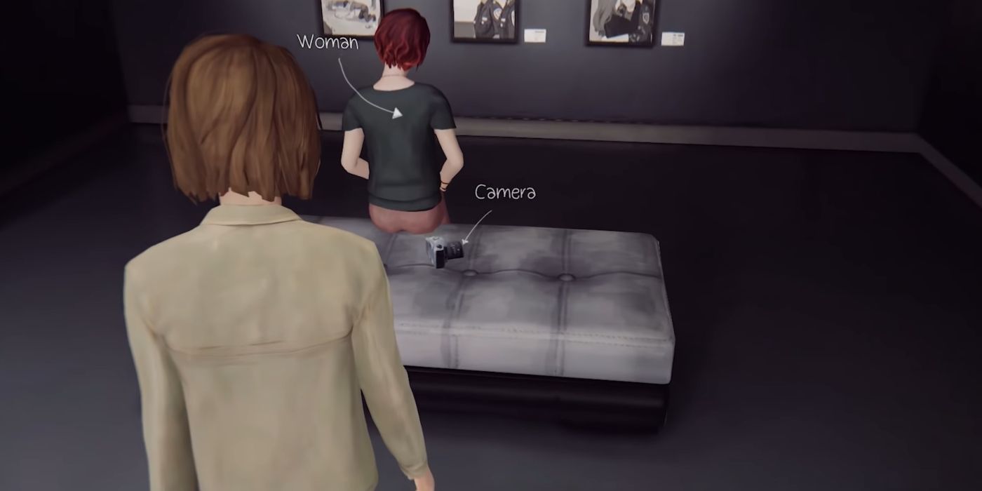 Life Is Strange Screenshot Of Max Behind A Stranger and her Camera