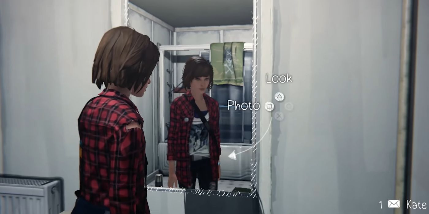 Life Is Strange Screenshot Of Max IN New Clothes Looking Into Mirror