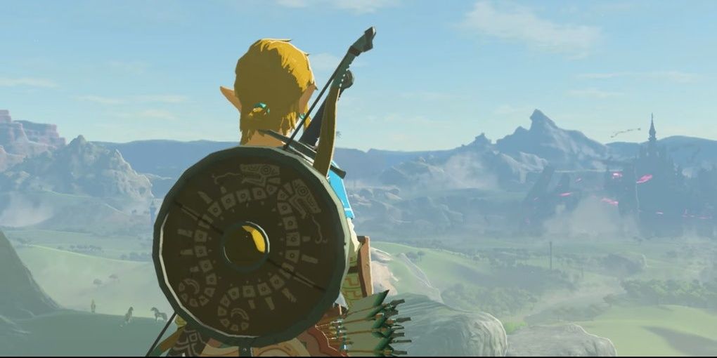 Link Staring Into Horizon Breath of the Wild
