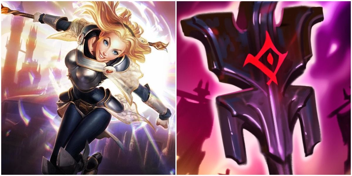 Lux standing by Imperial Mandate in League of Legends