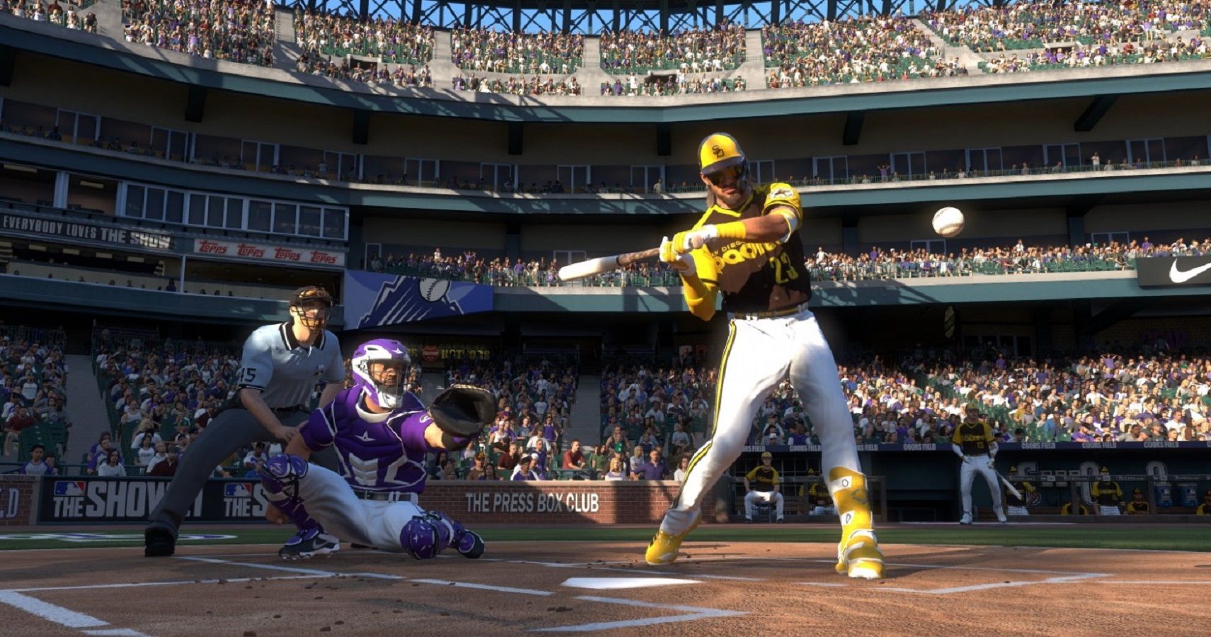 MLB The Show 21 at the plate